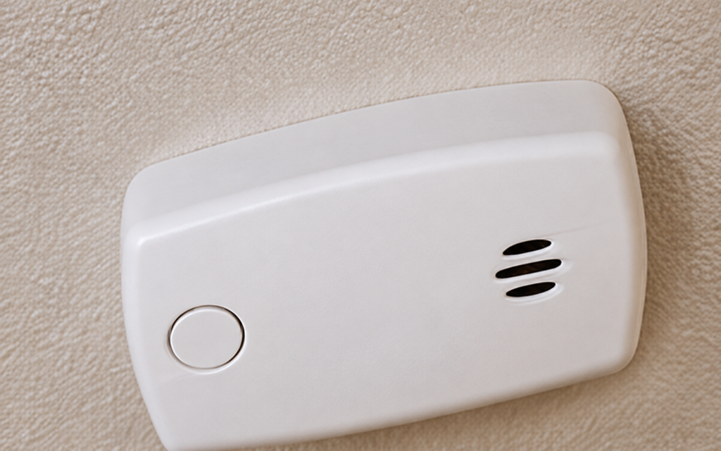 Minimalist Wall-Mounted Safety Alarm